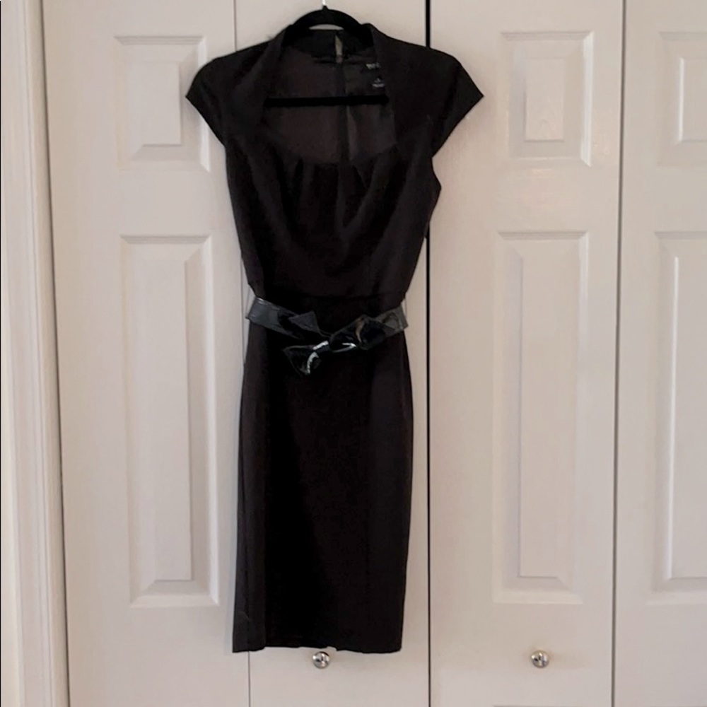 White House Black Market black dress sz 2